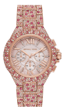 Michael Kors Camille Chronograph Mother of Pearl Dial Rose Gold Steel Strap Watch for Women - MK7272 Buy Now By Michael Kors