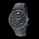 Emporio Armani Renato Chronograph Quartz Blue Dial Blue Leather Strap Watch For Men - AR2481 Buy Now By Emporio Armani