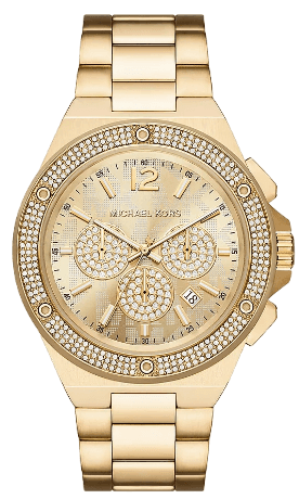 Michael Kors Lennox Chronograph Gold Dial Gold Steel Strap Watch For Men - MK8989 Buy Now By Michael Kors
