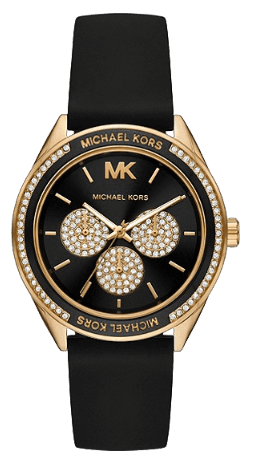 Michael Kors Quartz Black Dial Black Silicone Strap Watch For Women - MK6944 Buy Now By Michael Kors