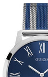 Guess Richmond Blue Dial Two Tone Mesh Bracelet Watch for Men - W1179G1 Buy Now By Guess