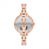Michael Kors Jaryn Analog Gold Dial Pink Steel Strap Watch For Women - MK4343 Buy Now By Michael Kors