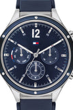 Tommy Hilfiger Eve Chronograph Quartz Blue Dial Blue Rubber Strap Watch For Women - 1782281 Buy Now By Tommy Hilfiger