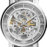 Fossil Boyfriend Automatic Skeleton Silver Dial Silver Steel Strap Watch for Women - ME3067 Buy Now By Fossil
