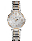 Guess Park Ave Silver Dial Two Tone Steel Strap Watch for Women - W0636L1 Buy Now By Guess
