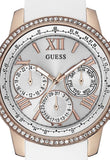 Guess Sport White Dial White Rubber Strap Watch For Women - W0616L1 Buy Now By Guess