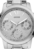 Guess Mini Sunrise Silver Dial Silver Steel Strap Watch For Women - W0448L1 Buy Now By Guess