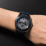 Guess Legacy Grey Dial Blue Silicone Strap Watch For Men - W1049G1 Buy Now By Guess