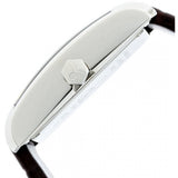 Calvin Klein Window Silver Dial Brown Leather Strap Watch for Women - K2M23126 Buy Now By Calvin Klein