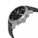 Fossil Pilot 54 Chronograph Black Dial Black Leather Strap Watch for Men - FS5181 Buy Now By Fossil