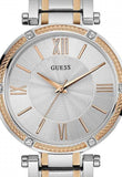 Guess Park Ave Silver Dial Two Tone Steel Strap Watch for Women - W0636L1 Buy Now By Guess