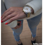 Michael Kors Brinkley Chronograph Silver Dial Two Tone Steel Strap Watch for Women - MK6188 Buy Now By Michael Kors