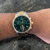 Tissot T Sport Chrono XL Classic Green Dial Two Tone Steel Strap Watch for Men - T116.617.22.091.00 Buy Now By Tissot