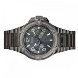Guess Rigor Multifunction Black Dial Black Steel Strap Watch For Men - W0218G1 Buy Now By Guess