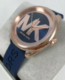 Michael Kors Janelle Three Hand Blue Dial Blue Rubber Strap Watch For Women - MK7140 Buy Now By Michael Kors