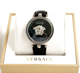 Versace Palazzo Empire Black Dial Black Leather Strap Watch for Women - VCO060017 Buy Now By Versace