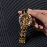 Guess Allara Quartz Rose Gold Dial Rose Gold Steel Strap Watch For Women - GW0604L3 Buy Now By Guess