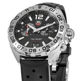 Tag Heuer Formula 1 Alarm Quartz Black Dial Black Rubber Strap Watch for Men - WAZ111A.FT8023 Buy Now By Tag Heuer