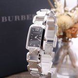 Burberry Signature Quartz Black Dial Silver Steel Strap Watch for Women - BU4210 Buy Now By Burberry