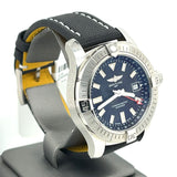 Breitling Avenger Automatic GMT 43 Black Dial Black Nylon Strap Watch for Men - A32397101B1X1 Buy Now By Breitling