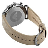 Emporio Armani Aviator Chronograph Quartz Grey Dial Beige Leather Strap Watch For Men - AR11107 Buy Now By Emporio Armani