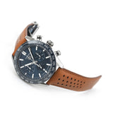Tag Heuer Carrera Automatic Chronograph Blue Dial Brown Leather Strap Watch for Men - CBN2A1A.FC6537 Buy Now By Tag Heuer