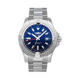 Breitling Avenger Automatic GMT 45 Blue Dial Silver Steel Strap Watch for Men - A32395101C1A1 Buy Now By Breitling