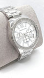 Michael Kors Wren Chronograph Silver Dial Silver Steel Strap Watch for Women - MK7429 Buy Now By Michael Kors