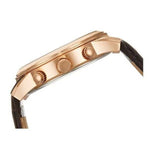 Guess Exec Chronograph Brown Dial Brown Leather Strap Watch For Men - W0076G4 Buy Now By Guess