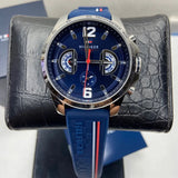 Tommy Hilfiger Decker Blue Dial Blue Rubber Strap Watch for Men - 1791476 Buy Now By Tommy Hilfiger