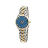 Gucci G Timeless Quartz Blue Dial Two Tone Steel Strap Watch For Women - YA1265029 Buy Now By Gucci