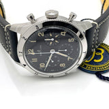 Breitling Avi Ref. 765 1953 Re-Edition Black Dial Black Leather Strap Watch for Men - AB0920131B1X1 Buy Now By Breitling