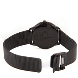 Calvin Klein Minimal Black Dial Black Mesh Bracelet Watch for Men - K3M224B1 Buy Now By Calvin Klein