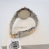 Michael Kors Tibby Three Hand Crystals Silver Dial Two Tone Steel Strap Watch for Women - MK4576 Buy Now By Michael Kors