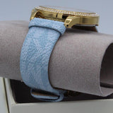 Michael Kors Tibby Multifunction White Dial Blue Leather Strap Watch For Women - MK2965 Buy Now By Michael Kors