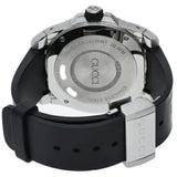 Gucci Dive Quartz Kingsnake Black Dial Black Rubber Strap Watch For Men - YA136217 Buy Now By Gucci