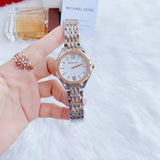 Michael Kors Mindy Three Hand White Dial Two Tone Steel Strap Watch For Women - MK7077 Buy Now By Michael Kors