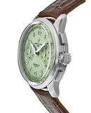 Breitling Premier B09 Chronograph 40 Green Dial Brown Leather Strap Watch for Men - AB0930D31L1P1 Buy Now By Breitling