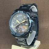 Fossil Bronson Chronograph Blue Dial Blue Steel Strap Watch for Men - FS5916 Buy Now By Fossil