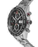 Tag Heuer Carrera Chronograph Black Dial Silver Steel Strap Watch for Men - CBN2A1AA.BA0643 Buy Now By Tag Heuer