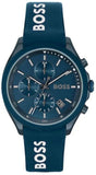 Hugo Boss Velocity Chronograph Blue Dial Blue Rubber Strap Watch For Men - 1514061 Buy Now By Hugo Boss