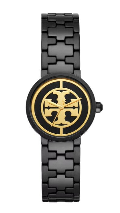 Tory Burch Reva Black Dial Black Steel Strap Watch for Women - TBW4038 Buy Now By Tory Burch