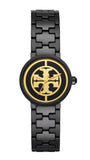 Tory Burch Reva Black Dial Black Steel Strap Watch for Women - TBW4038 Buy Now By Tory Burch