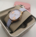 Fossil Jacqueline Purple Dial Purple Leather Strap Watch for Women - ES4814 Buy Now By Fossil