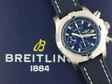 Breitling Avenger Chronograph 43 Blue Dial Blue Nylon Strap Watch for Men - A13385101C1X1 Buy Now By Breitling