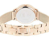Guess Chelsea Mother of Pearl White Dial Rose Gold Mesh Strap Watch For Women - W0647L2 Buy Now By Guess