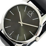 Calvin Klein City Black Dial Black Leather Strap Watch for Men - K2G21107 Buy Now By Calvin Klein
