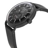 Emporio Armani Aviator Chronograph Black Dial Black Leather Strap Watch For Men - AR60028 Buy Now By Emporio Armani