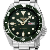 Seiko 5 Sports Automatic Analog Green Dial Silver Steel Strap Watch For Men - SRPD63K1 Buy Now By Seiko
