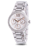Michael Kors Camille Chronograph White Dial Silver Steel Strap Watch For Women - MK7198 Buy Now By Michael Kors